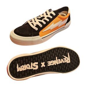 Revenge X Storm SIZE 9 (New/NIB) ORANGE/BLACK "Volume 2" EXTRA LACES Sneakers
